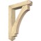 Ekena Millwork Imperial Arts and Crafts Rough Sawn Bracket w/ Offset Brace, Douglas Fir, 6"W x 28"D x 36"H BKT0604X28X36IMP03RDF - alternate 1